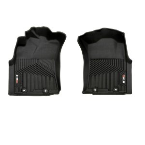 Toyota Tacoma Floor Mats - First Row - Omac - 3D Texan Premium TPE - Black - '05-'15